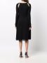 Ferragamo Midi-jurk met uitgesneden detail Zwart - Thumbnail 4
