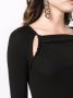 Ferragamo Midi-jurk met uitgesneden detail Zwart - Thumbnail 5