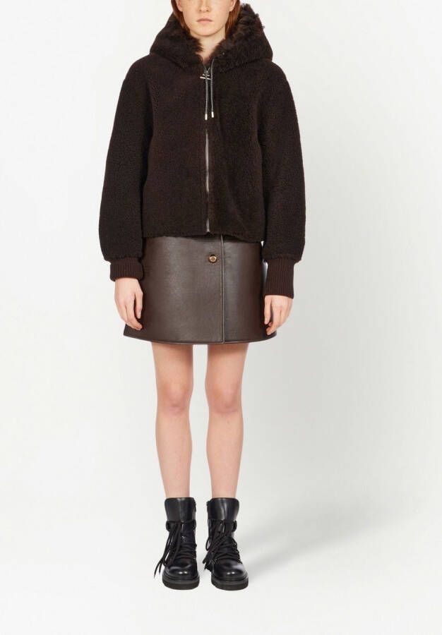 Ferragamo Mini-rok met A-lijn Bruin