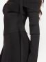Ferragamo Off-shoulder midi-jurk Zwart - Thumbnail 4