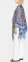 Ferragamo poncho met dierenprint Blauw - Thumbnail 3