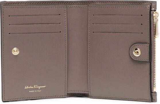 Ferragamo Portemonnee met strik Bruin