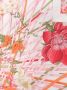 Ferragamo Sjaal met bloemenprint Wit - Thumbnail 4