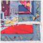 Ferragamo Sjaal met print Blauw - Thumbnail 3