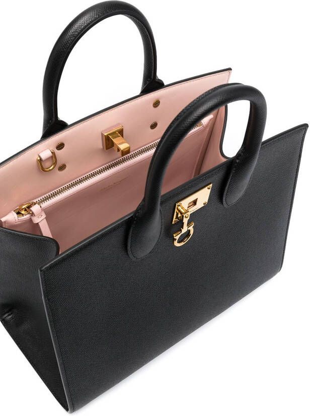 Ferragamo Studio kleine tas Zwart