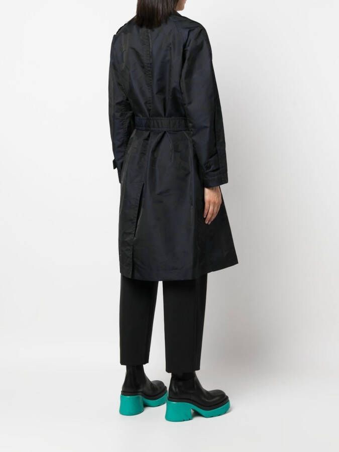 Ferragamo Trenchcoat met ceintuur Blauw