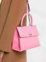 Ferragamo Trifolio leren shopper Roze - Thumbnail 3