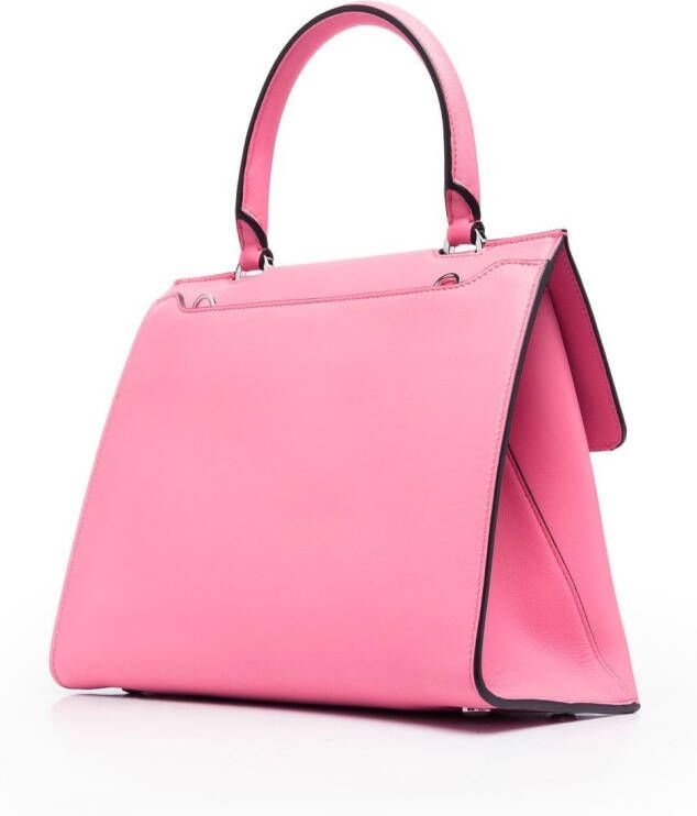 Ferragamo Trifolio leren shopper Roze
