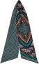 Ferragamo Zijden bandeau sjaal met print Zwart - Thumbnail 3