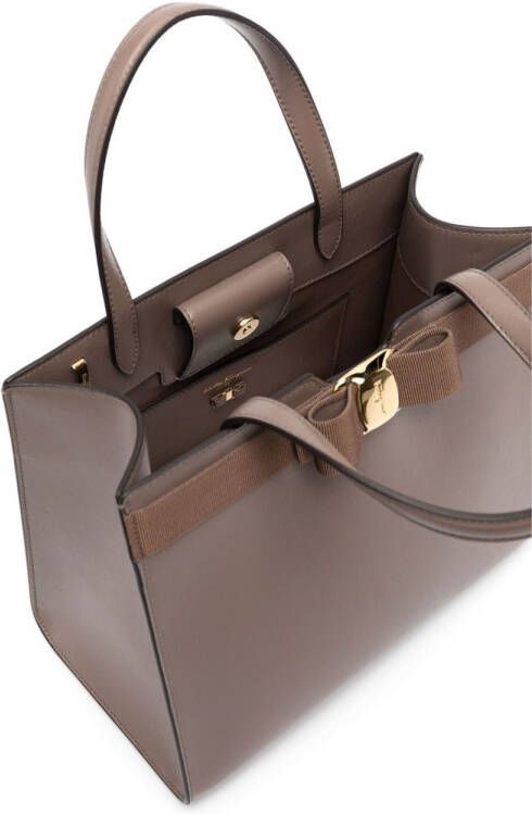 Ferragamo Viva Bow shopper Bruin