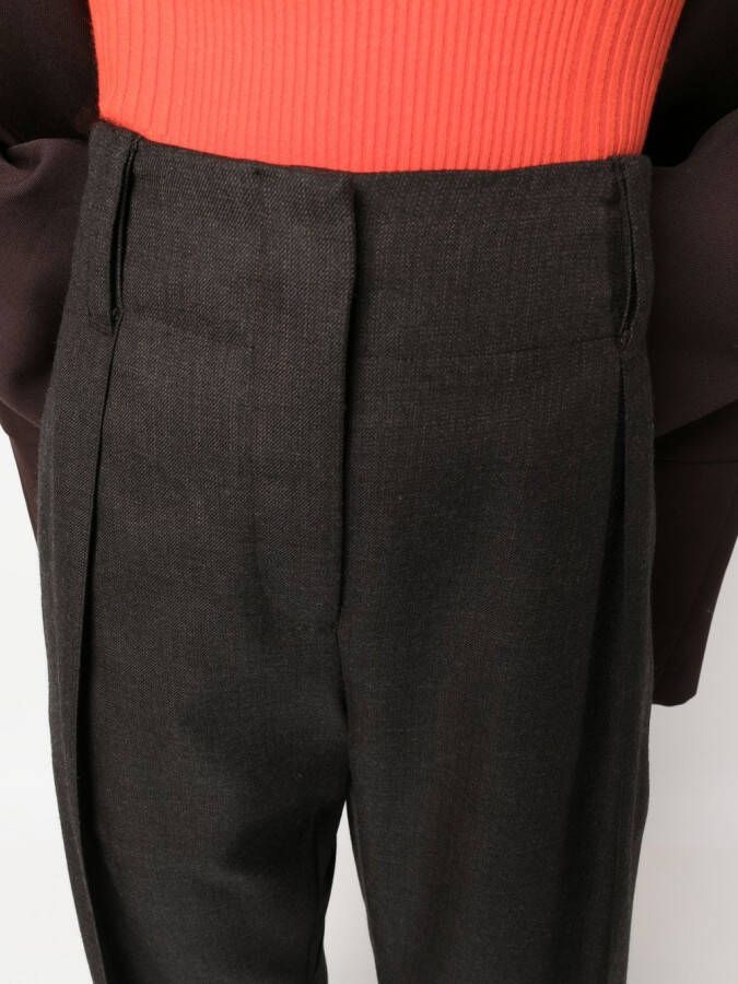 Ferragamo Broek met wijde pijpen Bruin