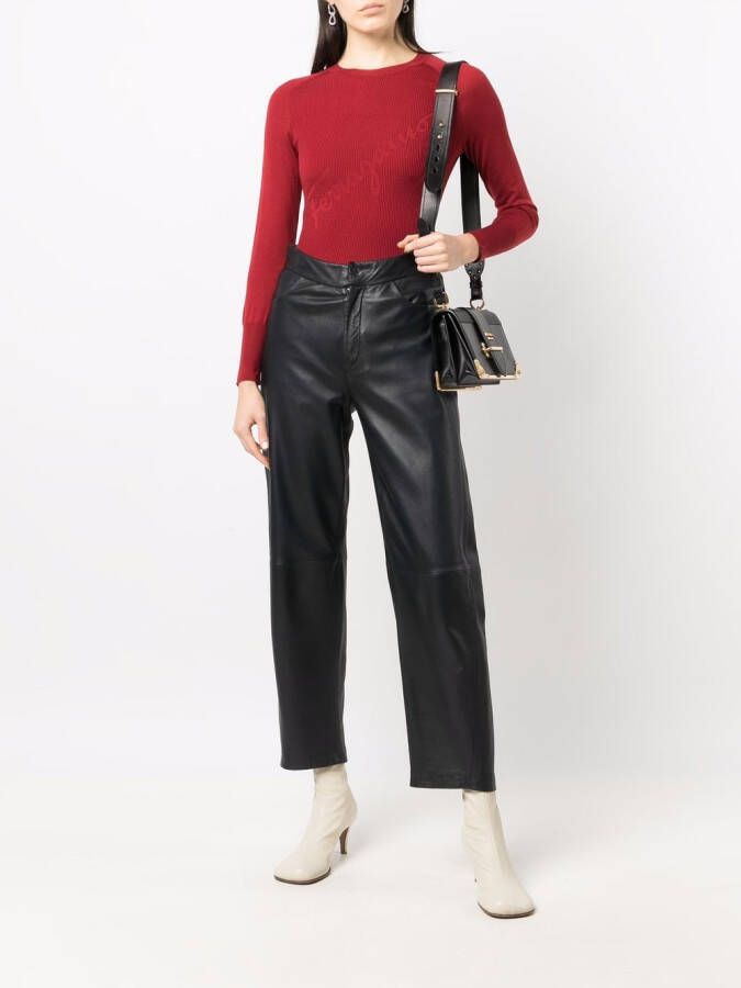 Ferragamo Wollen trui Rood