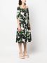 Samantha Sung Plooi-jurk met bloemenprint Wit - Thumbnail 3