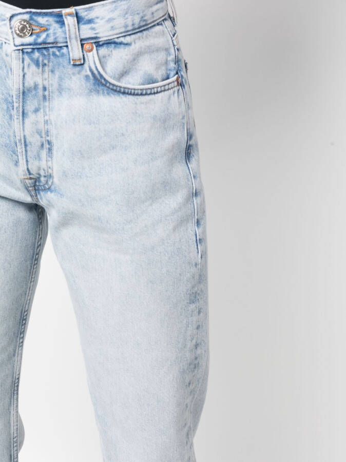 SAMSOE Straight jeans Blauw