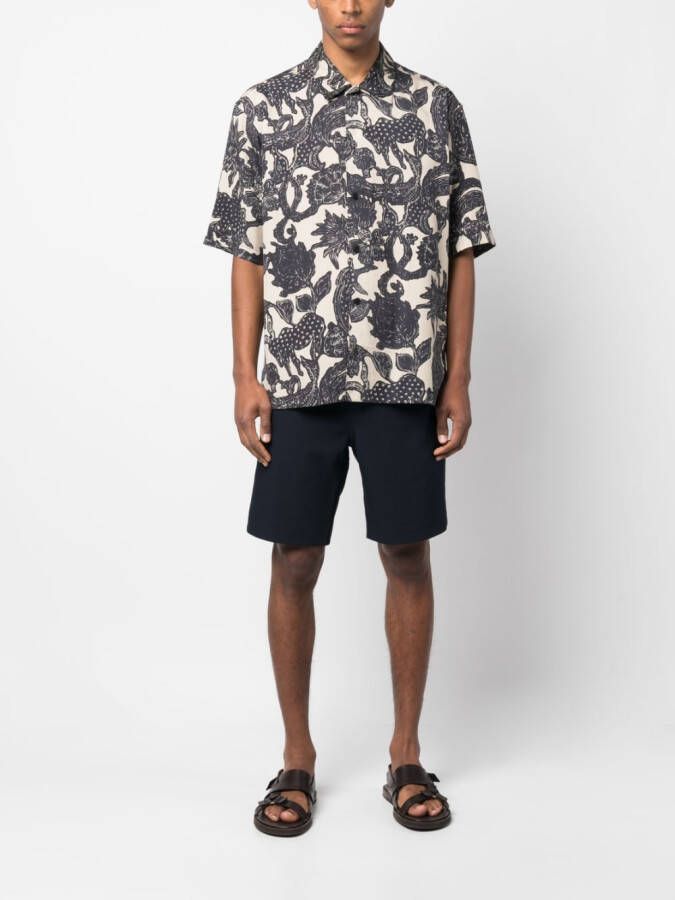 SAMSOE Shorts Blauw
