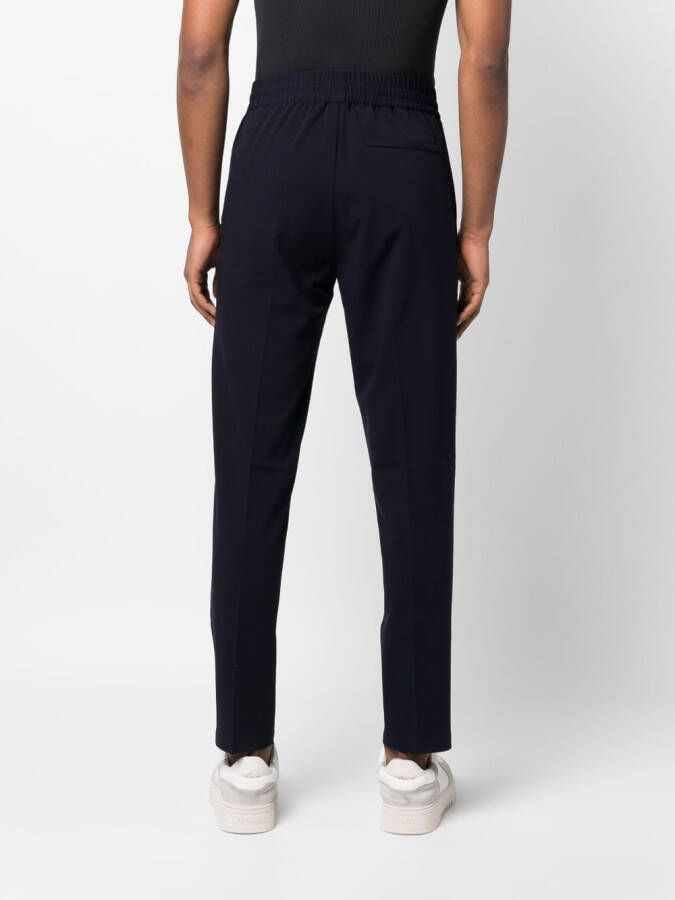 SAMSOE Broek met toelopende pijpen Blauw