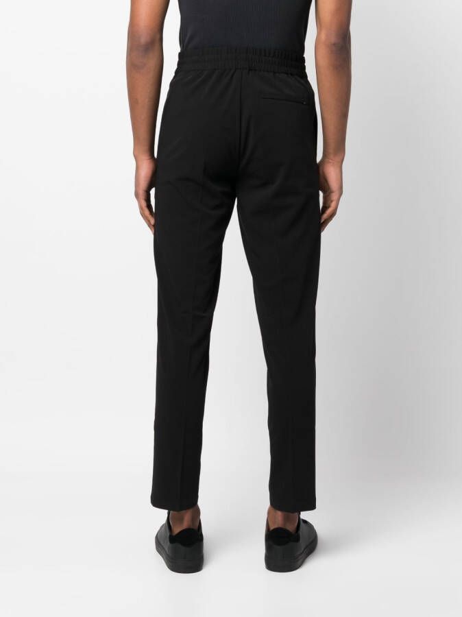 SAMSOE Broek met toelopende pijpen Zwart