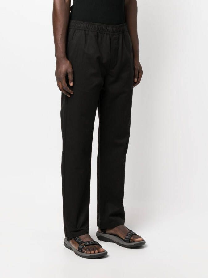 SAMSOE Straight broek Zwart