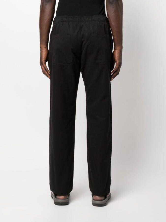 SAMSOE Straight broek Zwart