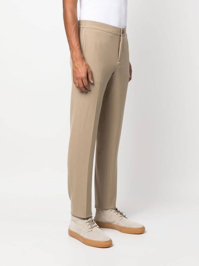 SANDRO Broek met toelopende pijpen Beige