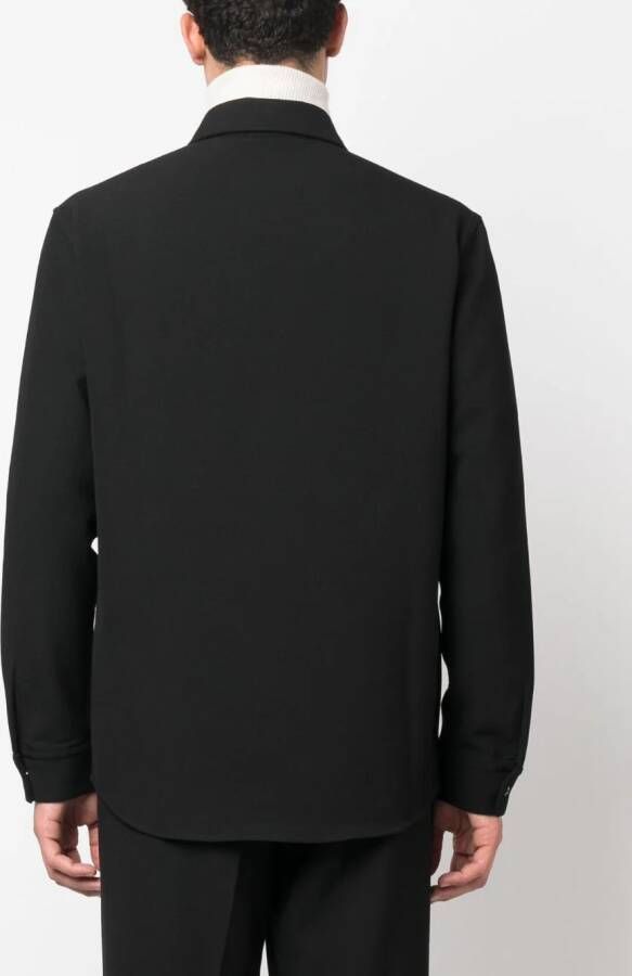 SANDRO Button-up overhemd Zwart