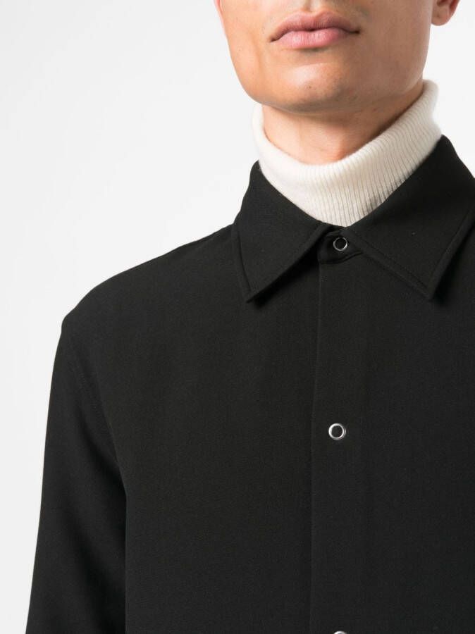 SANDRO Button-up overhemd Zwart