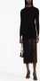 SANDRO Midi-jurk met hoge hals Zwart - Thumbnail 2