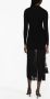 SANDRO Midi-jurk met hoge hals Zwart - Thumbnail 4