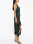 SANDRO Midi-jurk met luipaardprint Groen - Thumbnail 3