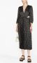 SANDRO Midi-jurk met print Zwart - Thumbnail 2