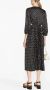SANDRO Midi-jurk met print Zwart - Thumbnail 3