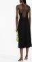 SANDRO Midi-jurk verfraaid met stras Zwart - Thumbnail 3