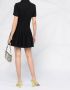 SANDRO Mini-jurk met dubbele rij knopen Zwart - Thumbnail 4
