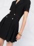 SANDRO Mini-jurk met dubbele rij knopen Zwart - Thumbnail 5