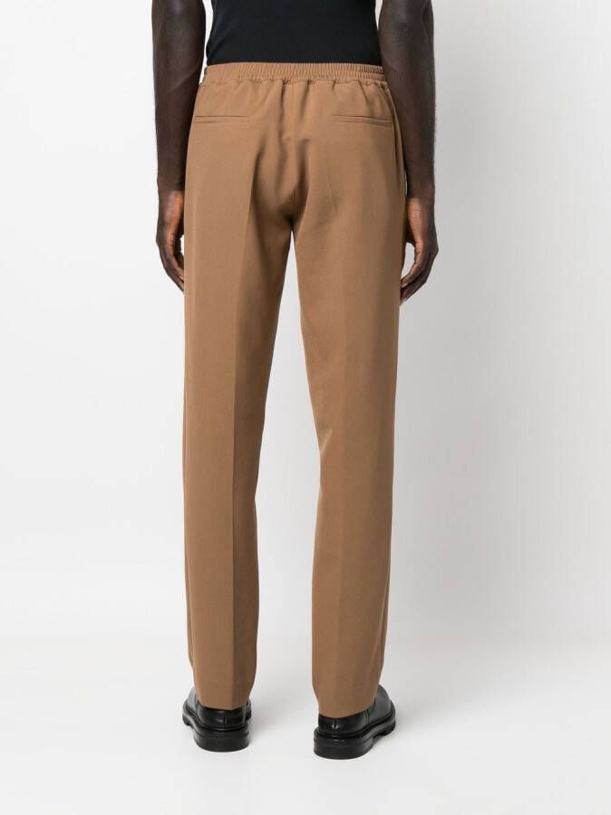 SANDRO Slim-fit pantalon Bruin