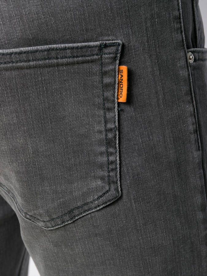 SANDRO Slim-fit jeans Grijs