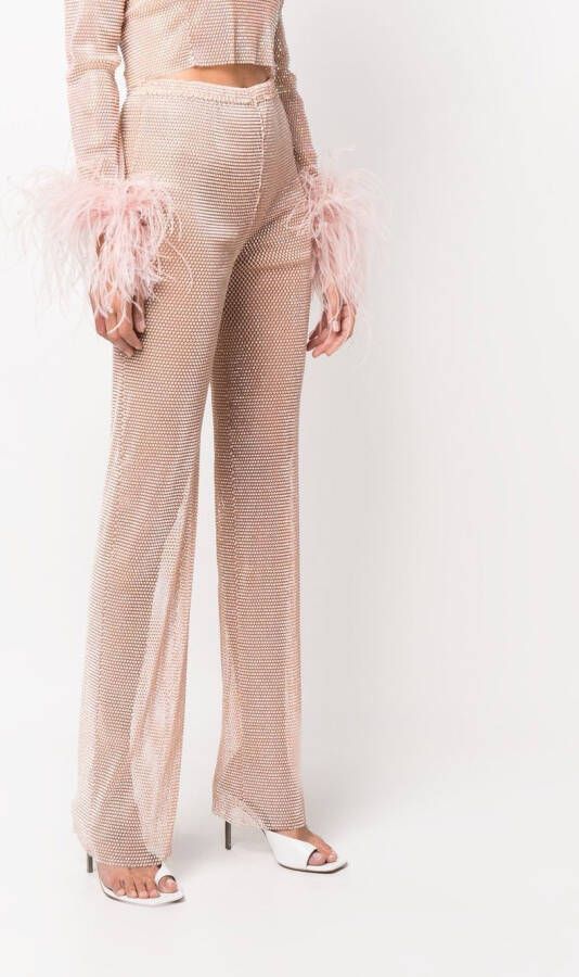 Santa Brands Broek verfraaid met stras Roze