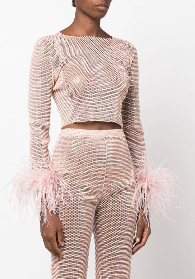 Santa Brands Cropped top Roze