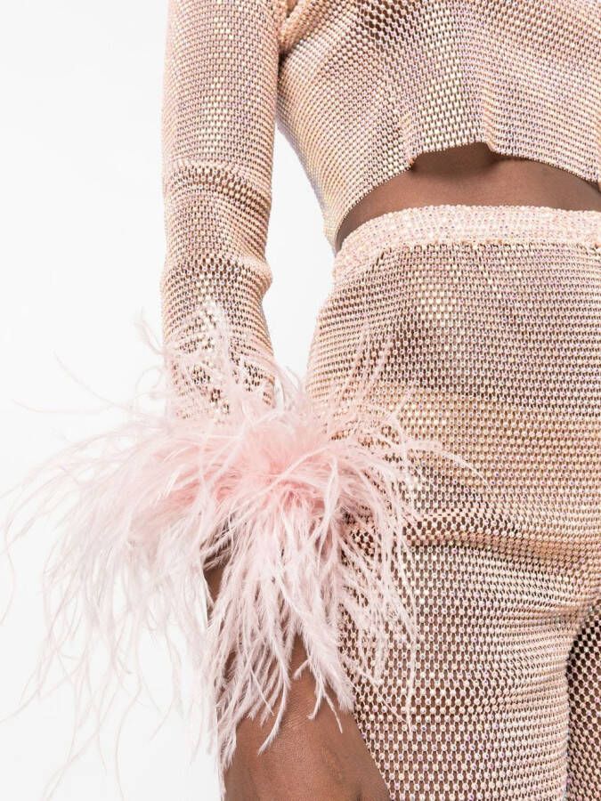 Santa Brands Cropped top Roze
