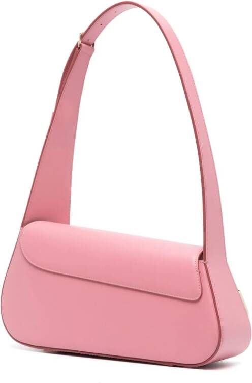 Santoni The Pluto leren schoudertas Roze