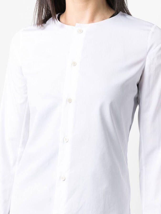 SAPIO Kraagloze blouse Wit