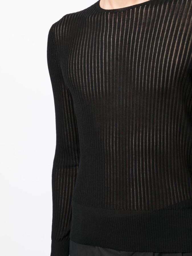 SAPIO Semi-doorzichtig T-shirt Blauw
