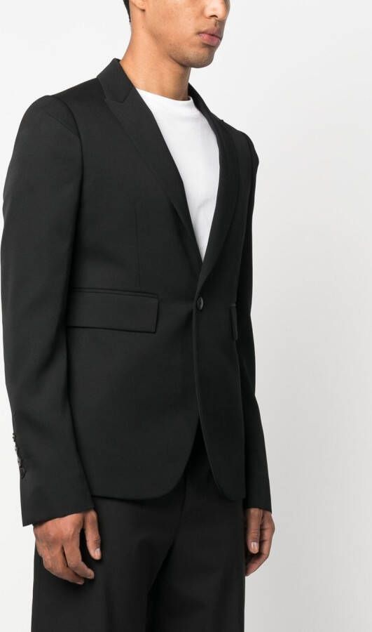 SAPIO Blazer met enkele rij knopen Zwart
