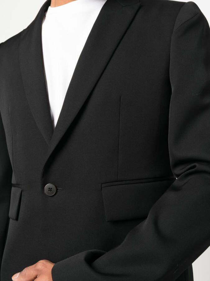 SAPIO Blazer met enkele rij knopen Zwart