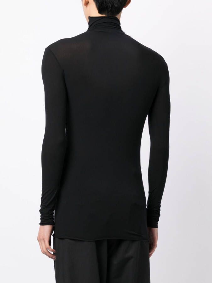SAPIO T-shirt met lange mouwen Zwart