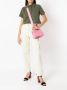 Sarah Chofakian Leren crossbodytas Roze - Thumbnail 2