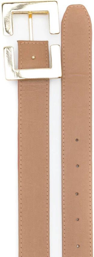 Sarah Chofakian Leren riem Bruin