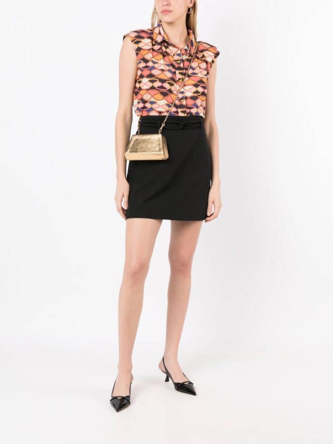 Sarah Chofakian Stella metallic clutch Goud