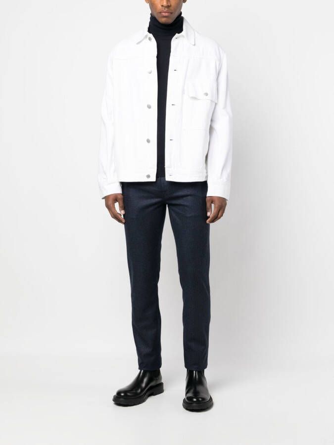 Sartoria Tramarossa Geruite broek Blauw