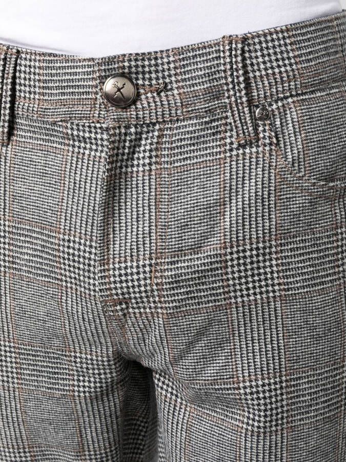 Sartoria Tramarossa Geruite broek Beige